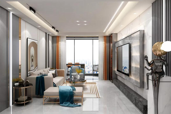 珠?，F(xiàn)代輕奢風格，整體優(yōu)雅與時尚中帶著些許俏皮