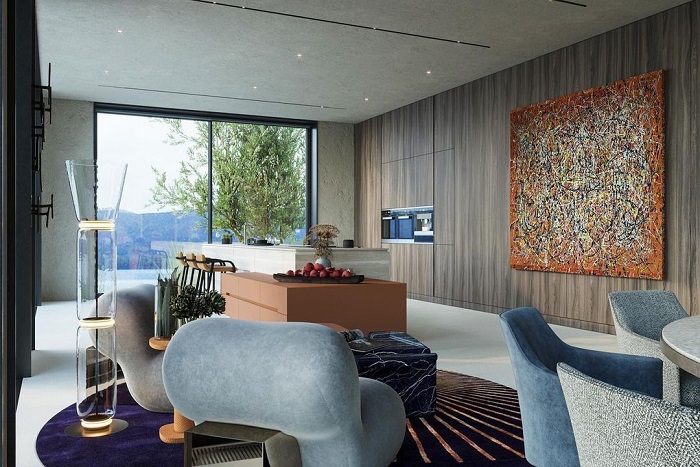 心曠神怡的湖畔住宅