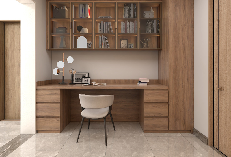 別墅裝修時(shí)，書房如何搭配才能好看？